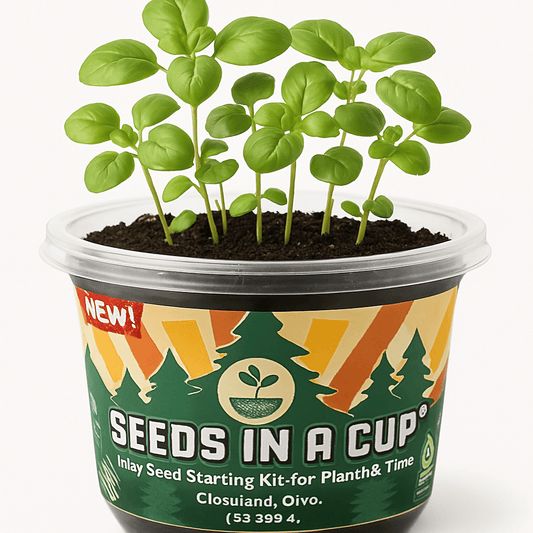 thyme  Seed Starter Grow Kit | Seeds In A Cup® Tree Seed Starter Kit Plant Grow Kit Tree Grow Kit Seed